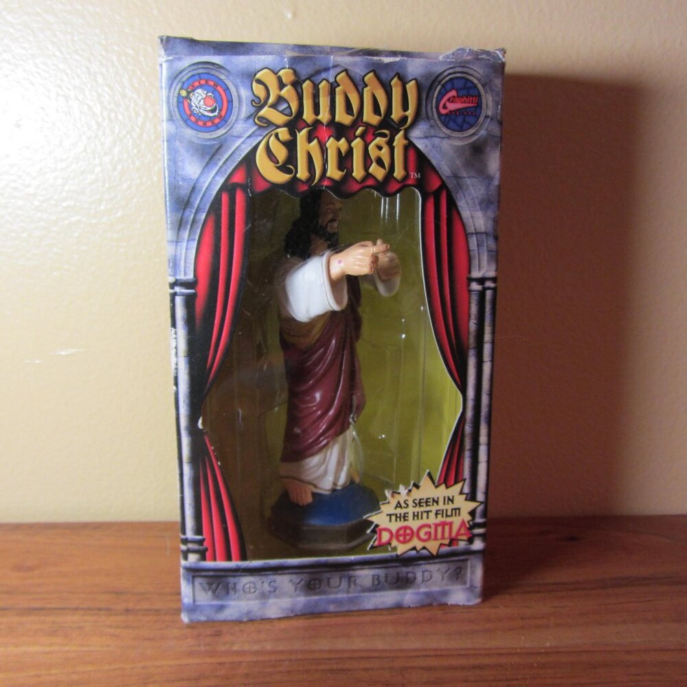 buddy christ action figure dogma vintage 2000 with box (w3169)